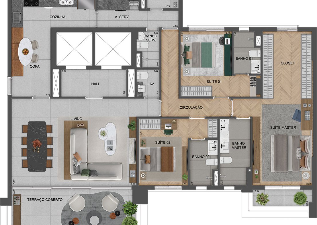 Apartamento Agami Park Residences Moema – EZETEC