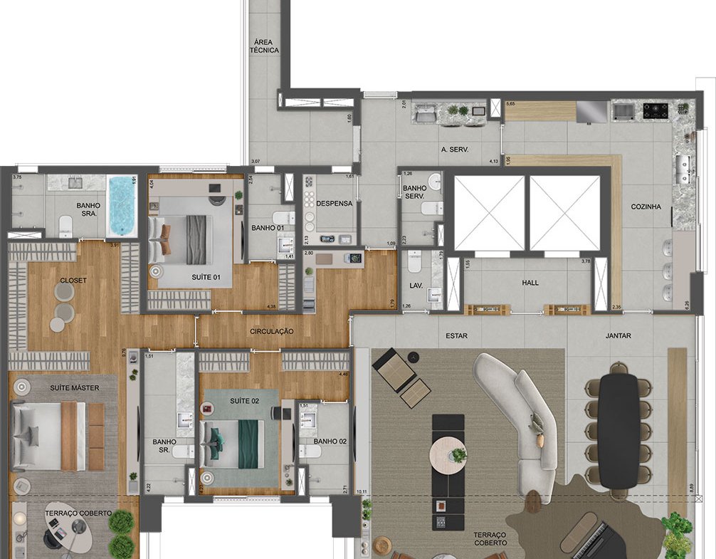 Apartamento Agami Park Residences Moema – EZETEC