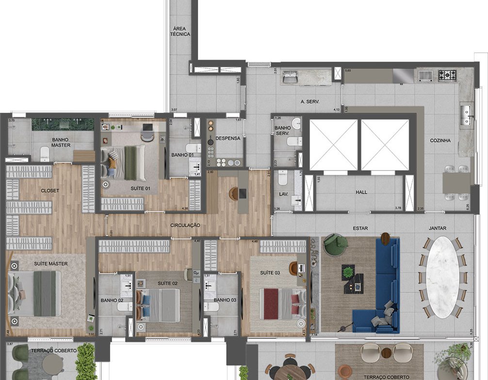 Apartamento Agami Park Residences Moema – EZETEC