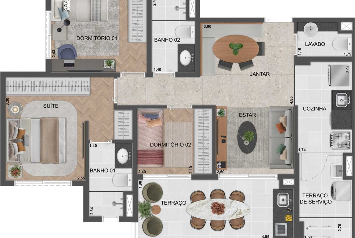 Apartamento Blue Marine Home Resort – EZTEC