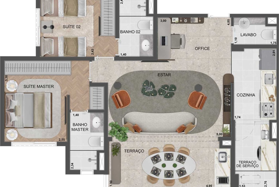 Apartamento Blue Marine Home Resort – EZTEC