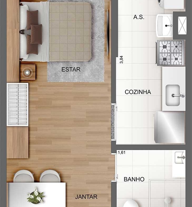 Apartamento Brás – FIT CASA
