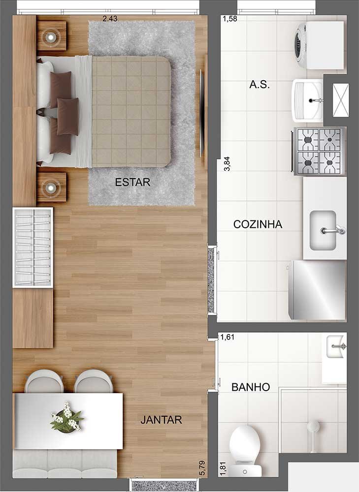 Apartamento Brás – FIT CASA