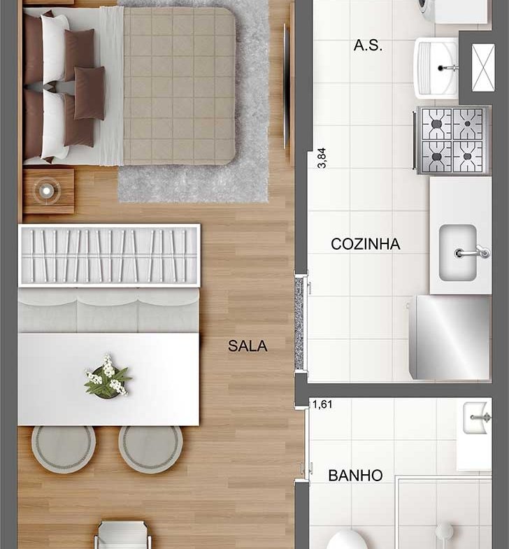 Apartamento Brás – FIT CASA