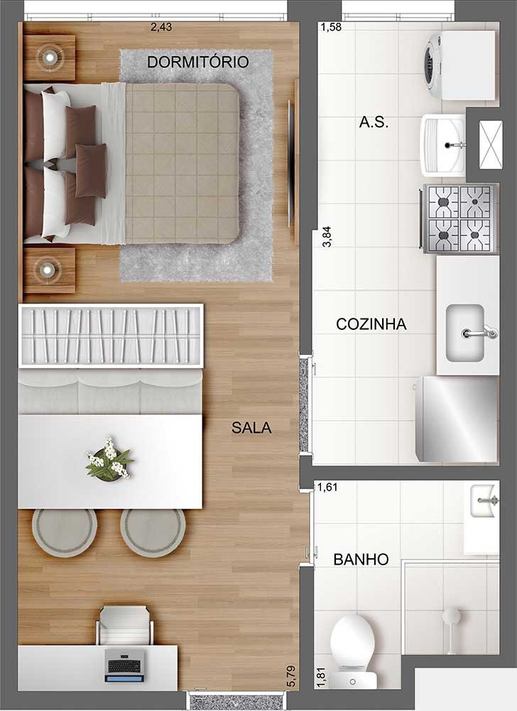 Apartamento Brás – FIT CASA