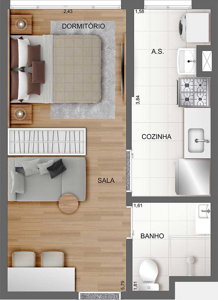 Apartamento Brás – FIT CASA