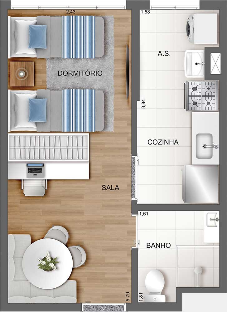 Apartamento Brás – FIT CASA