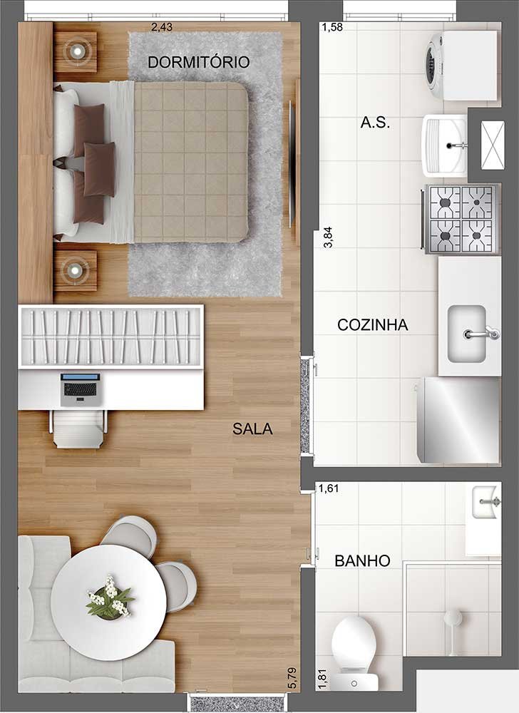 Apartamento Brás – FIT CASA