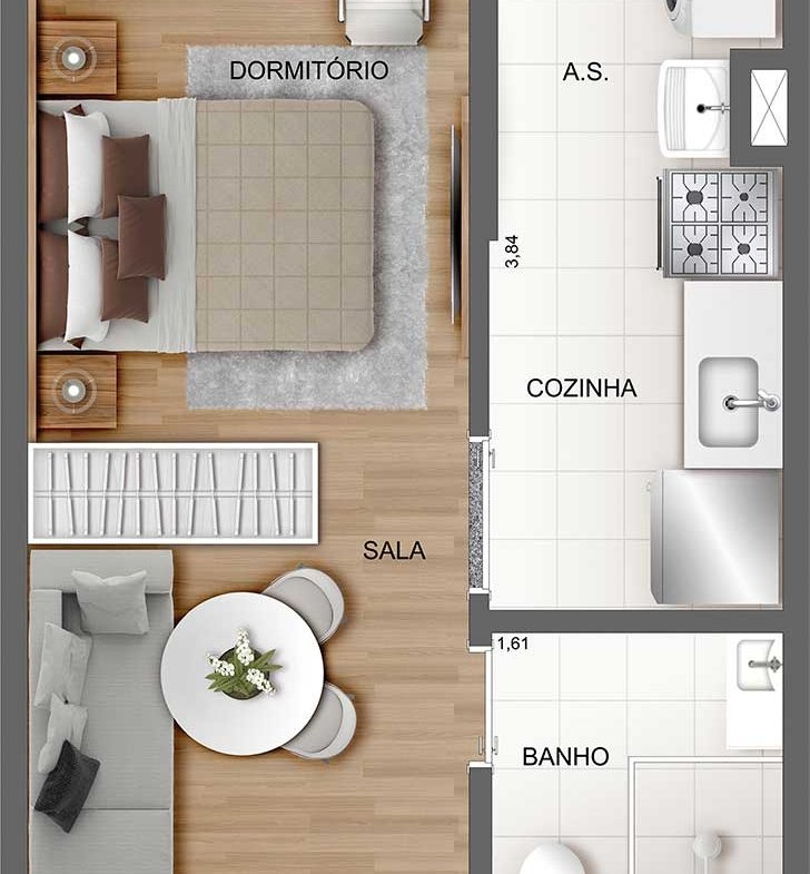 Apartamento Brás – FIT CASA