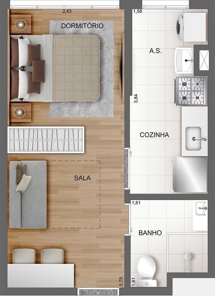 Apartamento Brás – FIT CASA