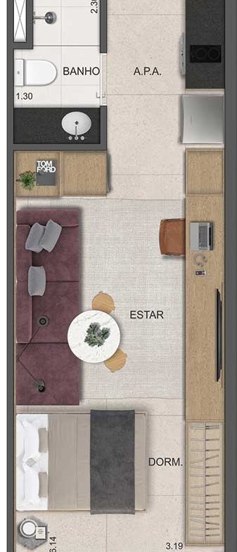 Apartamento Dot. 230 by Triptyque – EZTEC