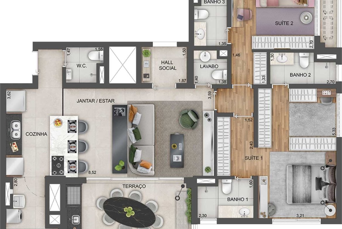 Apartamento Ez by Expression Ibirapuera – EZTEC