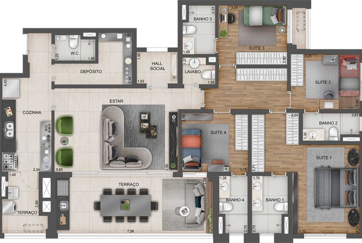 Apartamento Ez by Expression Ibirapuera – EZTEC