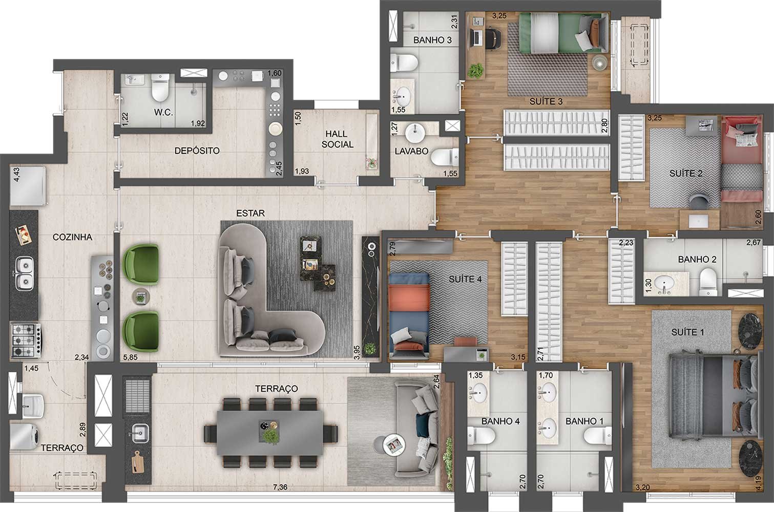 Apartamento Ez by Expression Ibirapuera – EZTEC