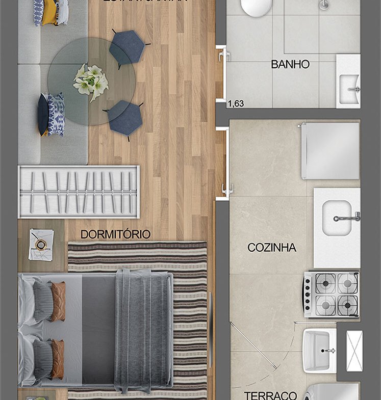 Apartamento Estação Oratório – FIT CASA