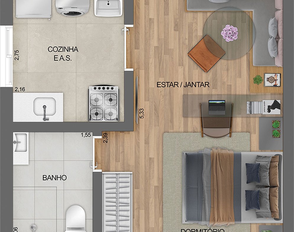 Apartamento Estação Oratório – FIT CASA