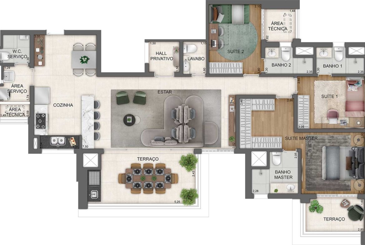 Apartamento Haute Brooklin – EZTEC