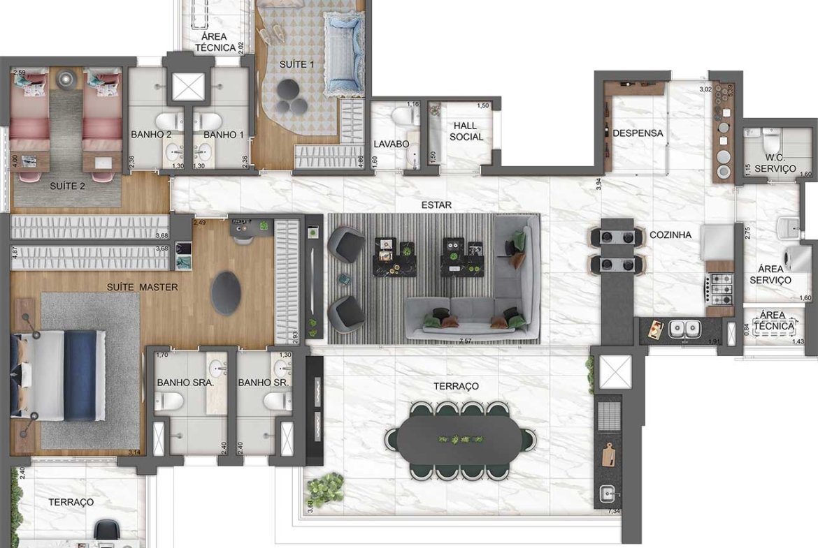 Apartamento Haute Brooklin – EZTEC