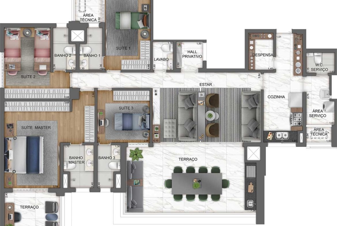 Apartamento Haute Brooklin – EZTEC