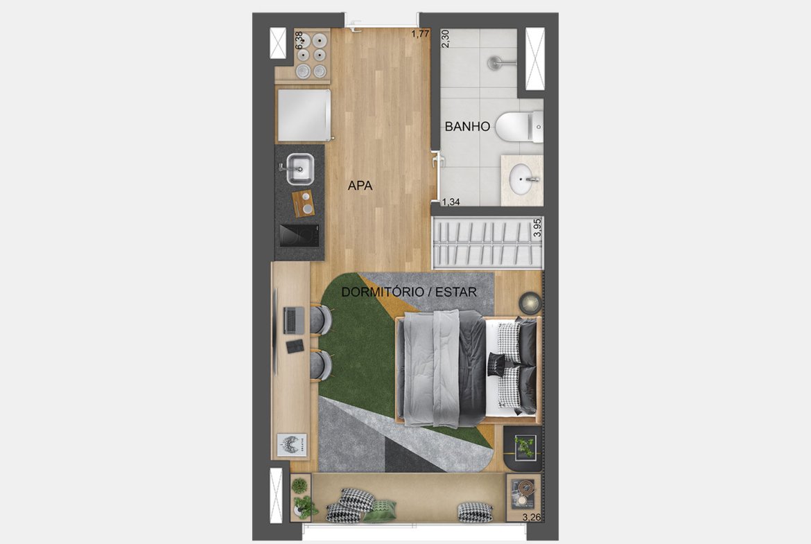 Apartamento Hub Brooklin by Ez – EZTEC