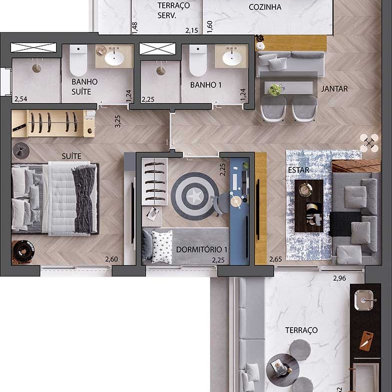 Apartamento In Design Ipiranga – EZTEC