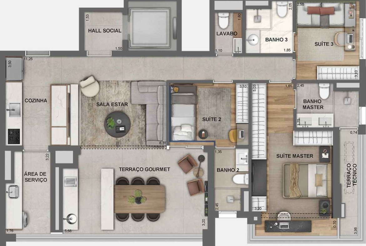 Apartamento Jota Vila Mariana – EZTEC