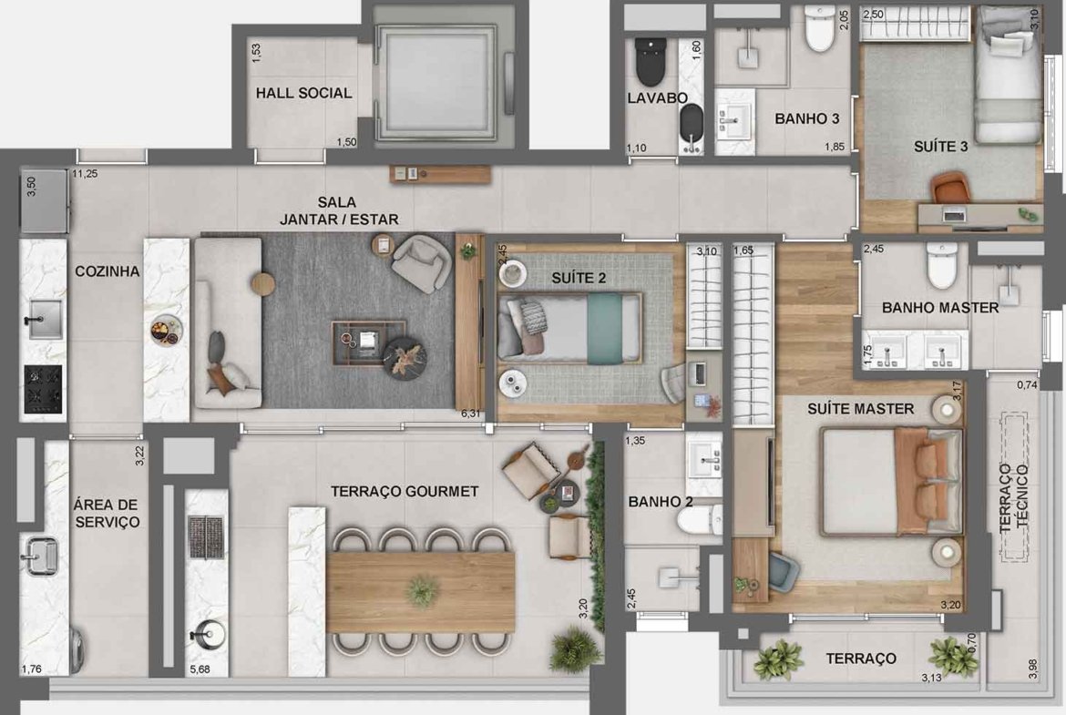 Apartamento Jota Vila Mariana – EZTEC