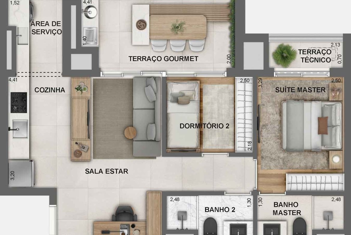 Apartamento Jota Vila Mariana – EZTEC