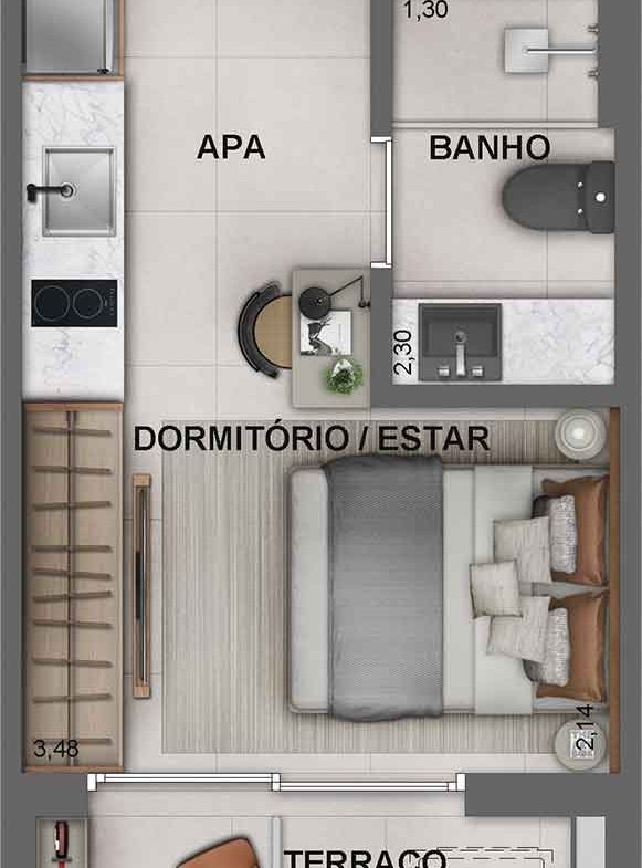 Apartamento Jota Vila Mariana – EZTEC
