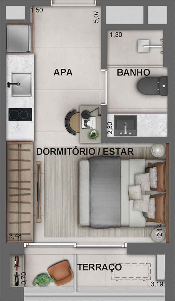 Apartamento Jota Vila Mariana – EZTEC