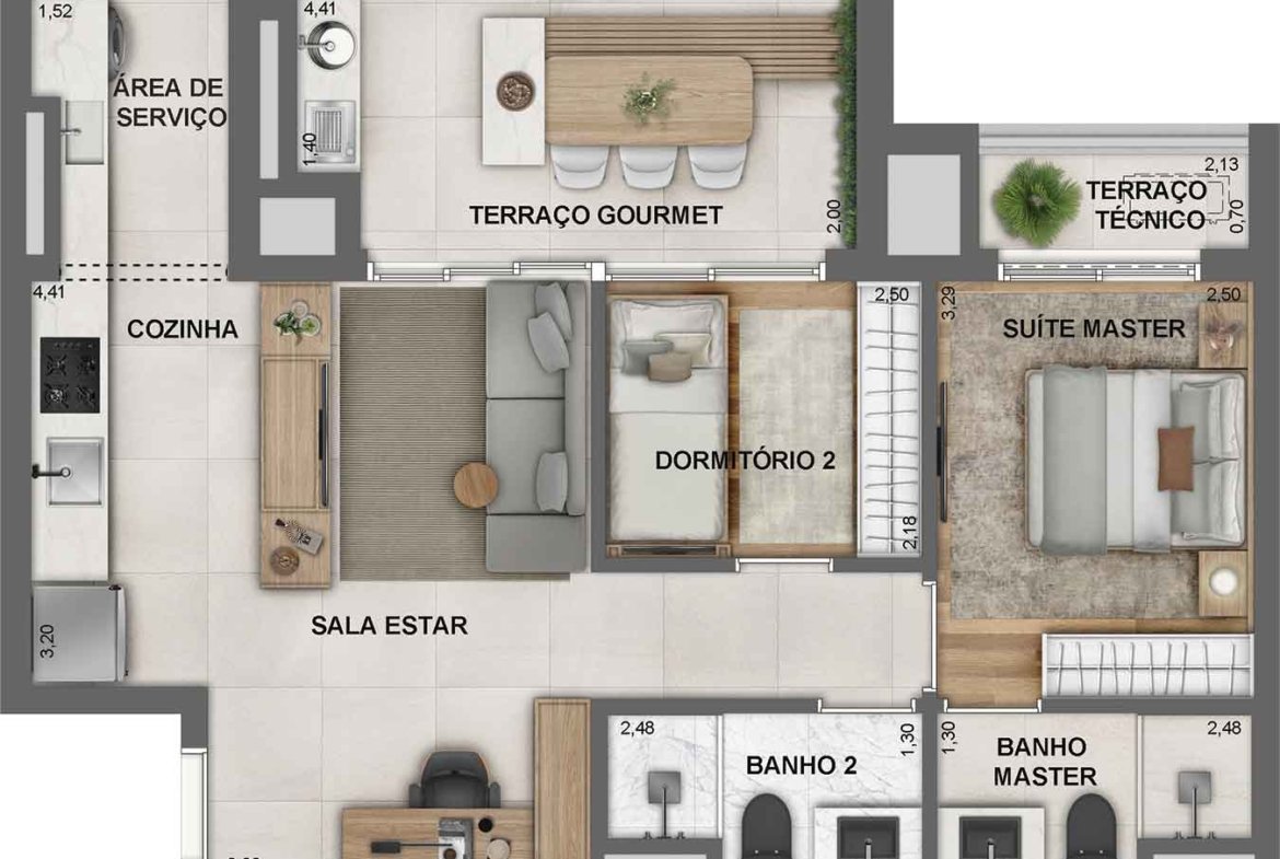 Apartamento Jota Studios Vila Mariana – EZTEC