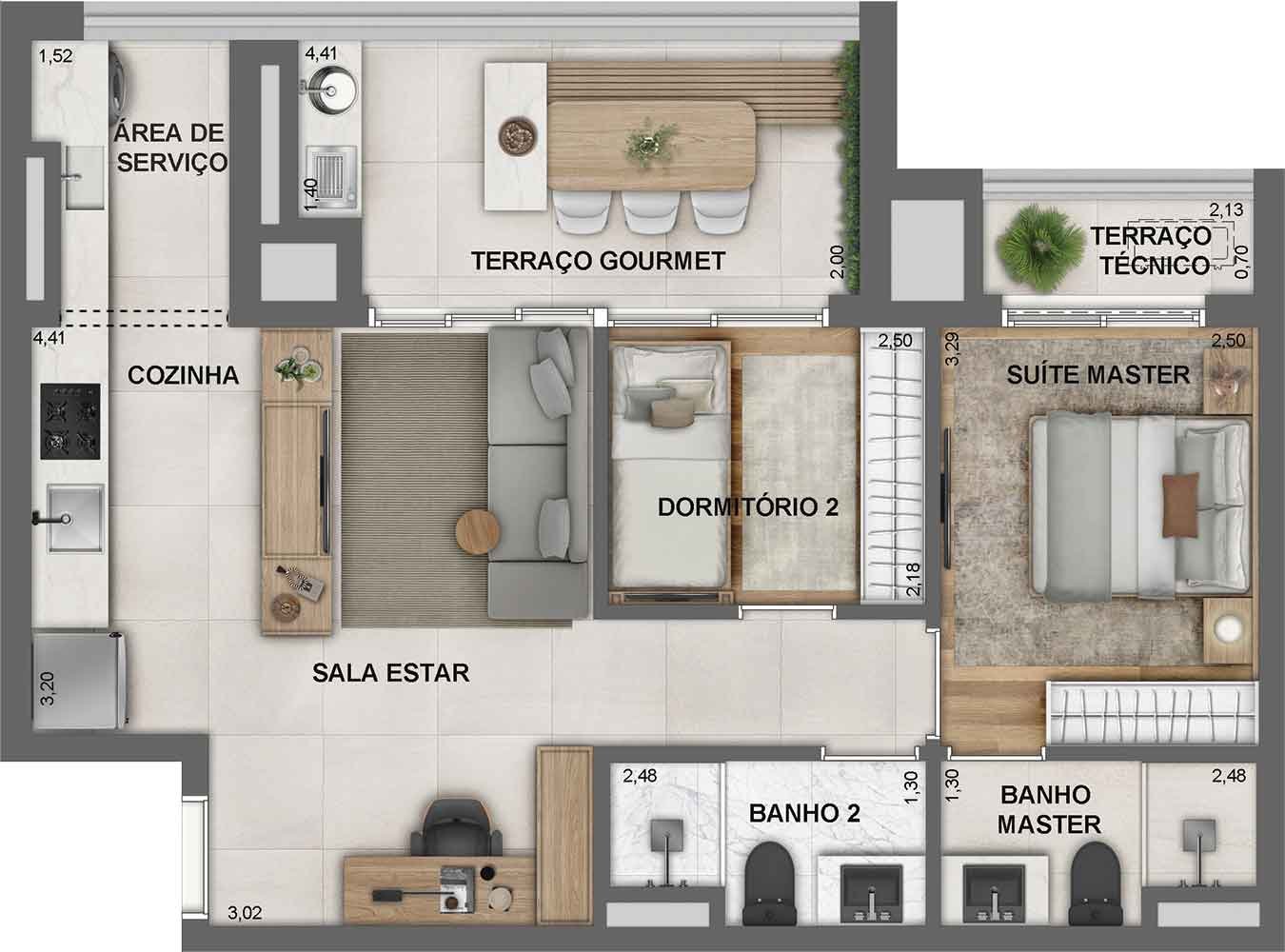 Apartamento Jota Studios Vila Mariana – EZTEC
