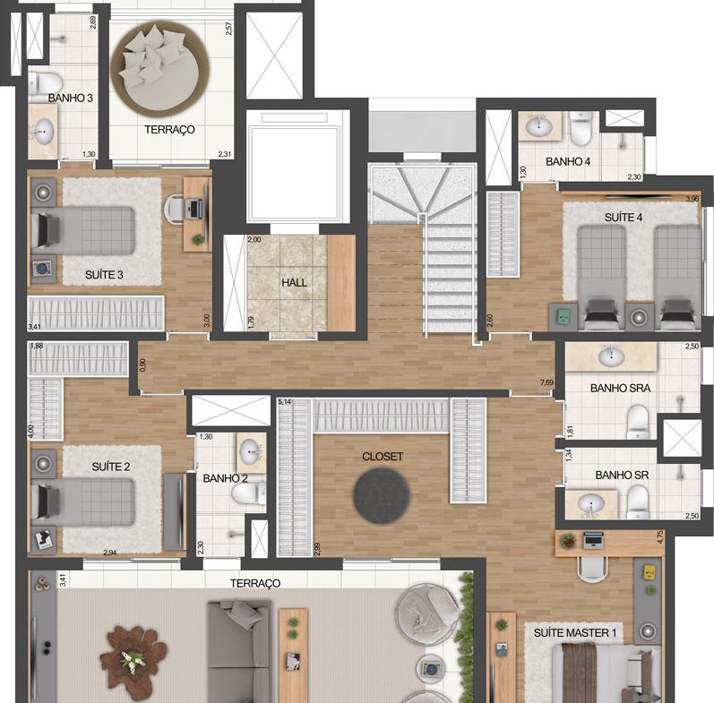 Apartamento Le Jardin Ibirapuera – EZTEC