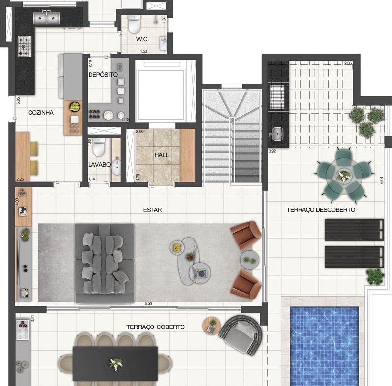 Apartamento Le Jardin Ibirapuera – EZTEC