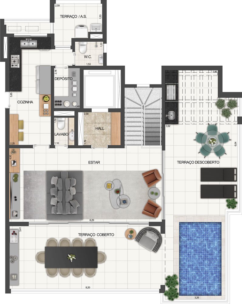Apartamento Le Jardin Ibirapuera – EZTEC