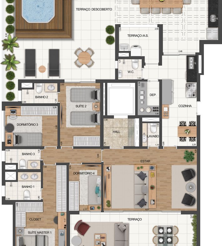 Apartamento Le Jardin Ibirapuera – EZTEC