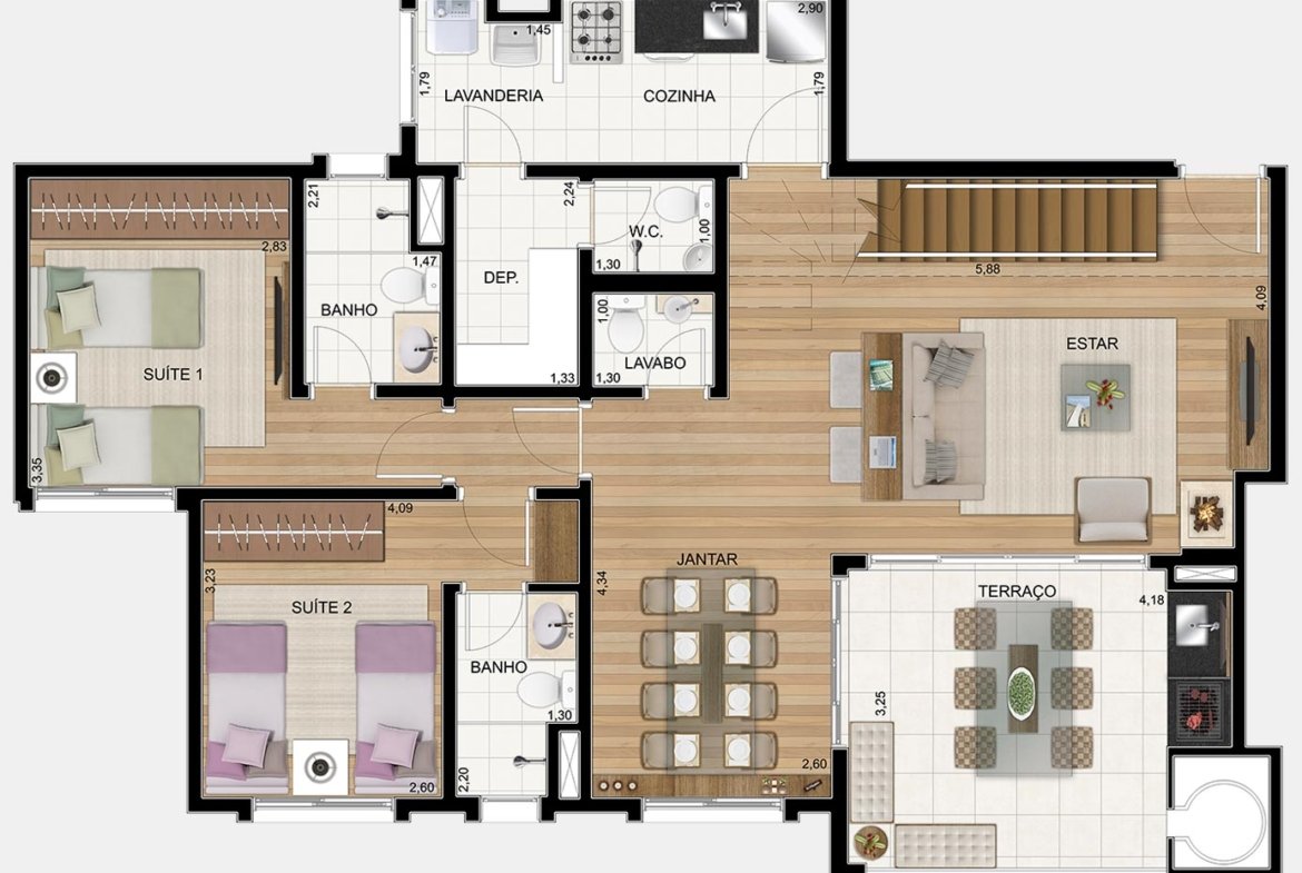 Apartamento Le Premier Flat Campos do Jordão – EZTEC
