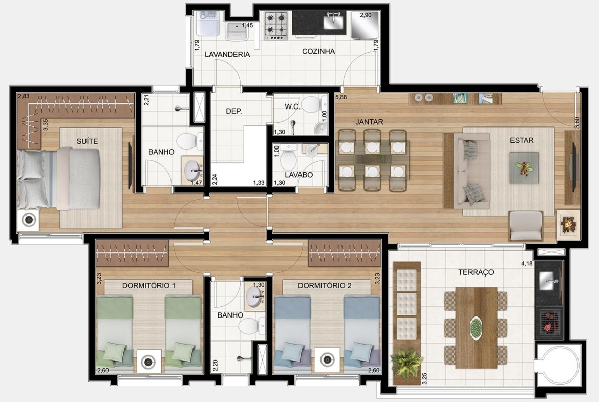 Apartamento Le Premier Flat Campos do Jordão – EZTEC