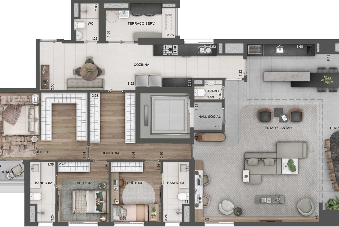 Apartamento Lindenberg Alto das Nações – EZTEC