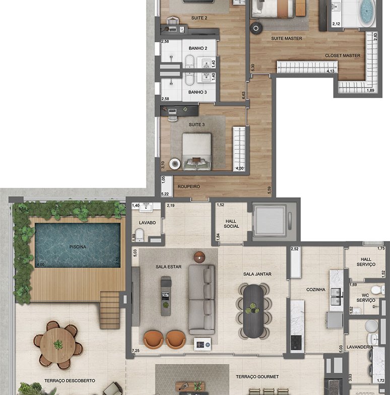 Apartamento Lindenberg Alto de Pinheiros – EZTEC