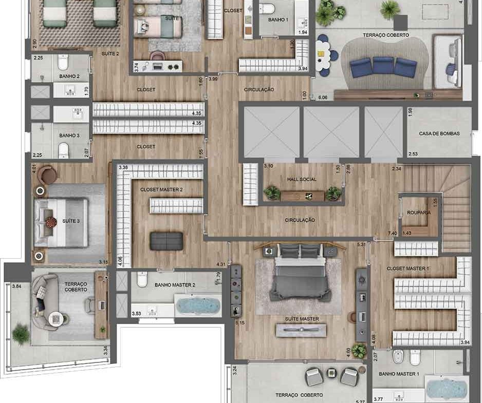 Apartamento Lindenberg Ibirapuera – EZTEC
