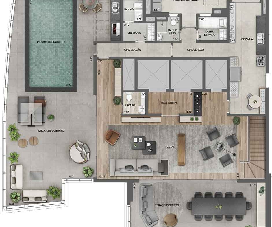 Apartamento Lindenberg Ibirapuera – EZTEC