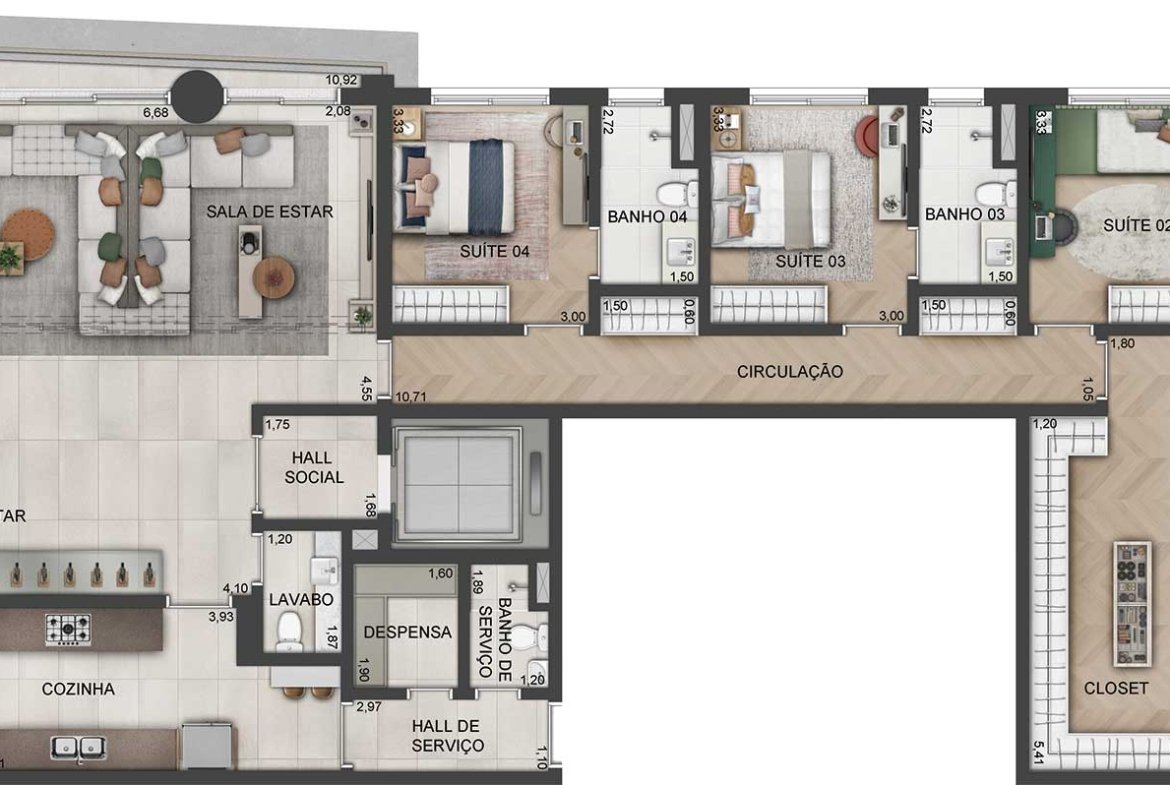 Apartamento Lindenberg Vista Brooklin – EZTEC