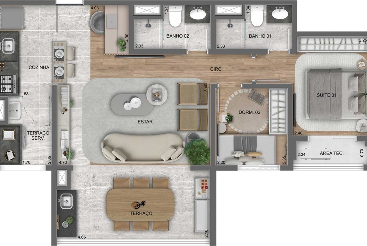 Apartamento Lume House Vila Prudente – EZETEC