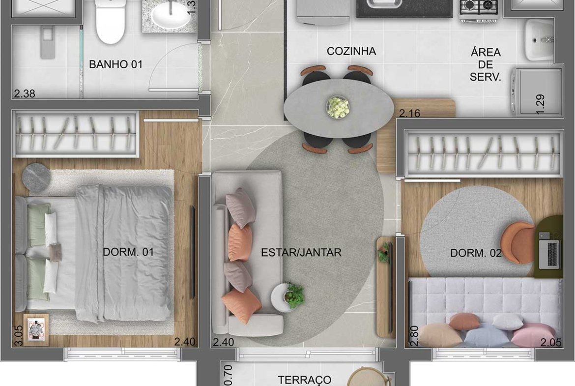 Apartamento Lume House Vila Prudente – EZETEC