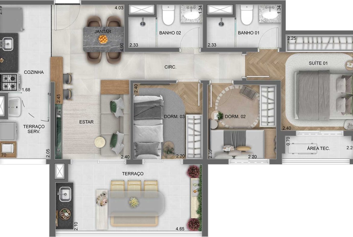 Apartamento Lume House Vila Prudente – EZETEC
