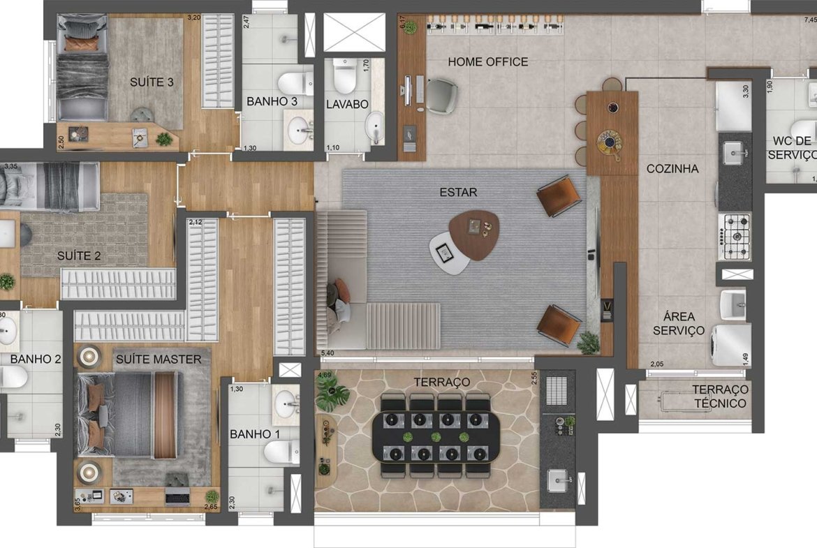 Apartamento Firenze Mooca Città – EZTEC