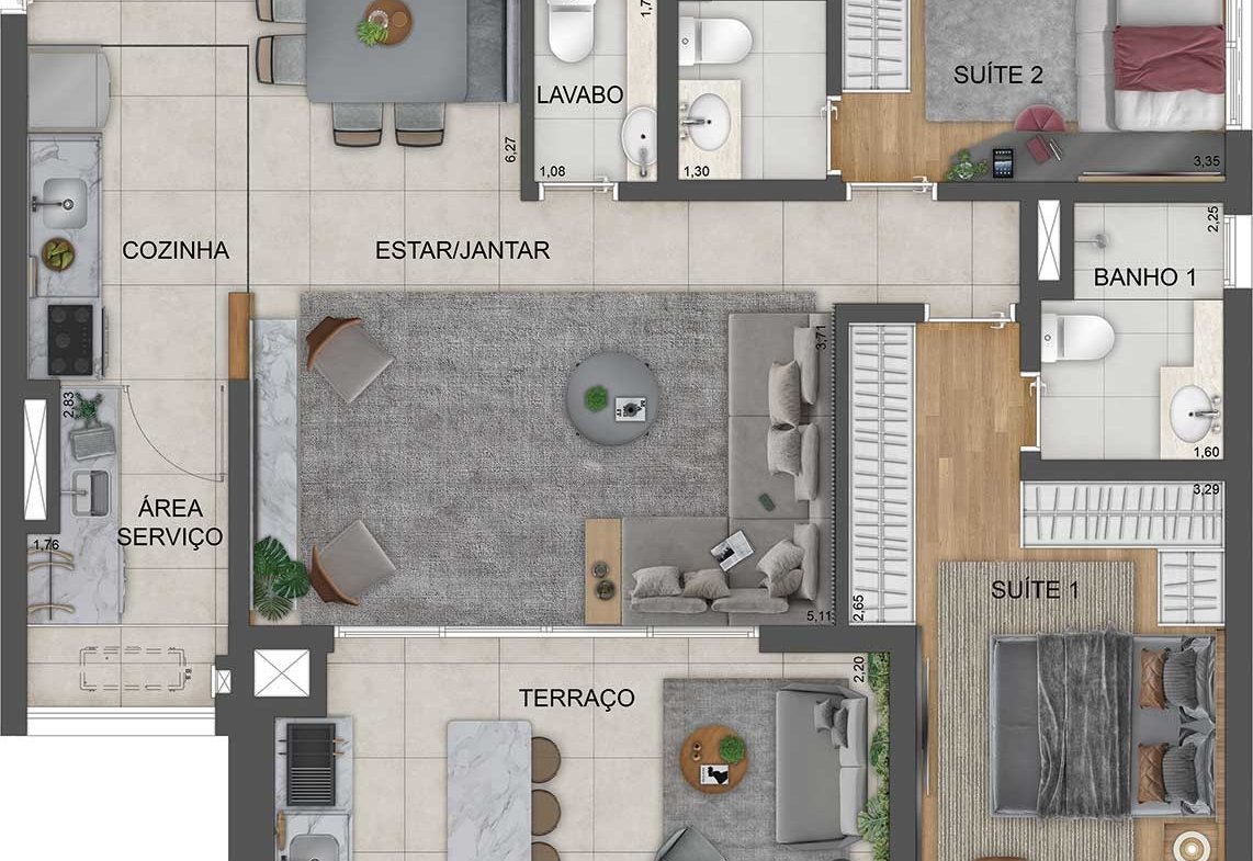 Apartamento Firenze Mooca Città – EZTEC