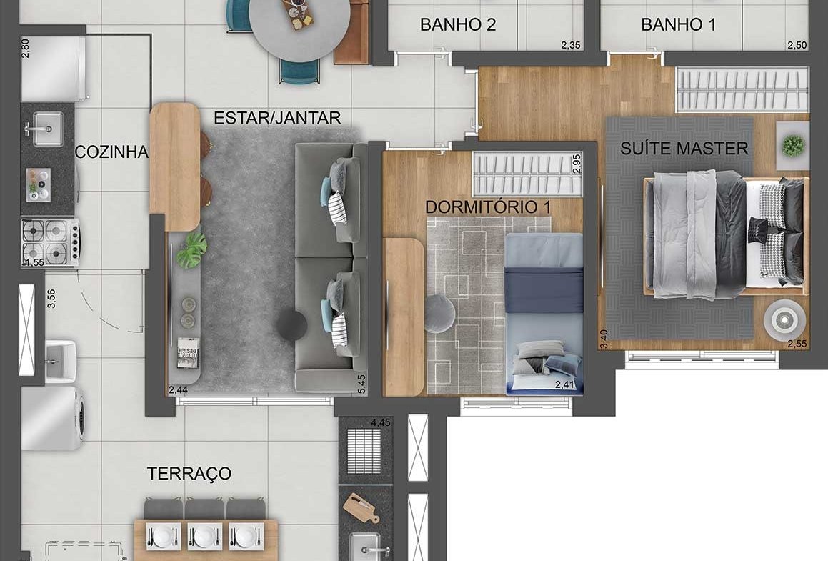Apartamento Firenze Mooca Città – EZTEC