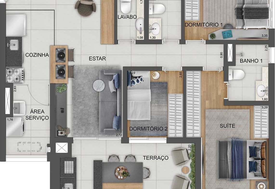 Apartamento Firenze Mooca Città – EZTEC
